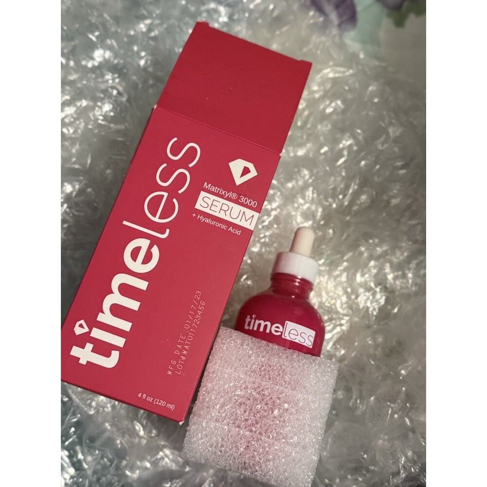 Timeless Matrixyl 3000 Serum Aloe Hyaluronic Acid Serum 4 oz/$70 MSRP/BNIB